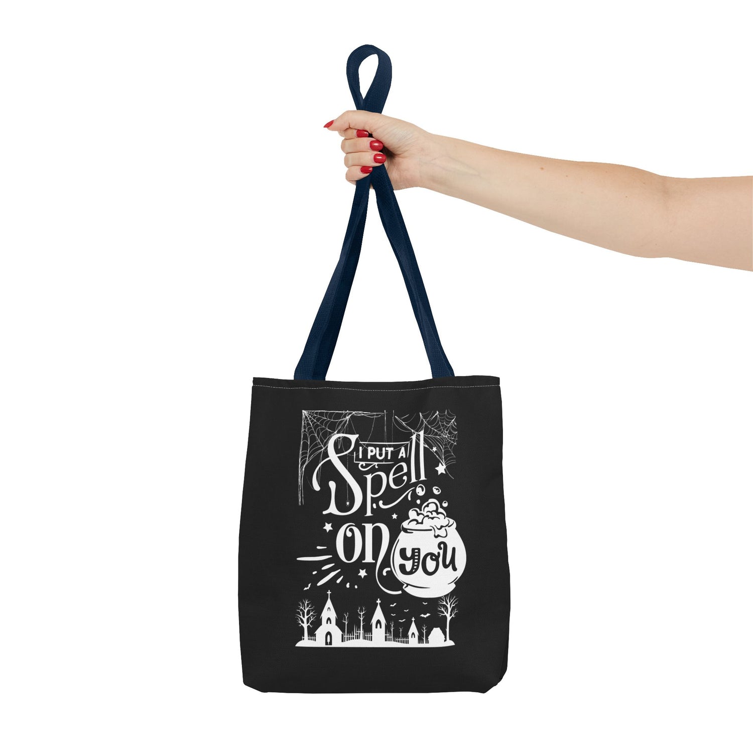 I Put a Spell on You Halloween Tote Bag - Spooky Chic Reusable Bag - Perfect Fall Accessory