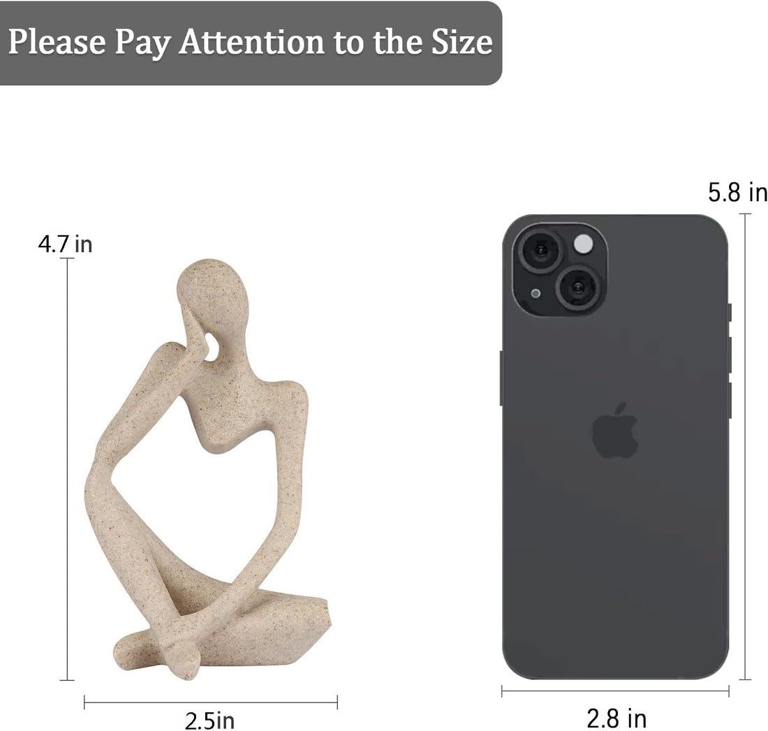 Abstract Sandstone Thinker Sculpture Small