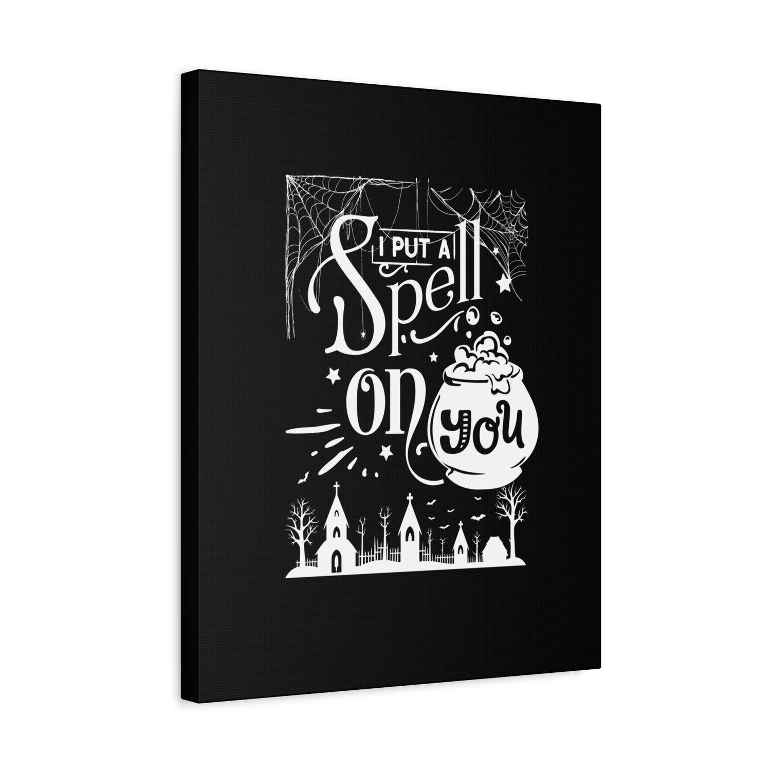 I Put a Spell on You Halloween Matte Canvas - Spooky Chic Wall Art - Perfect Fall Home Decor