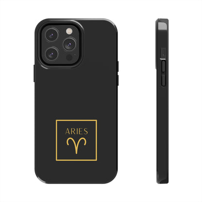 Aries Zodiac Symbol Design Shockproof and Scratch Resistant Phone Case