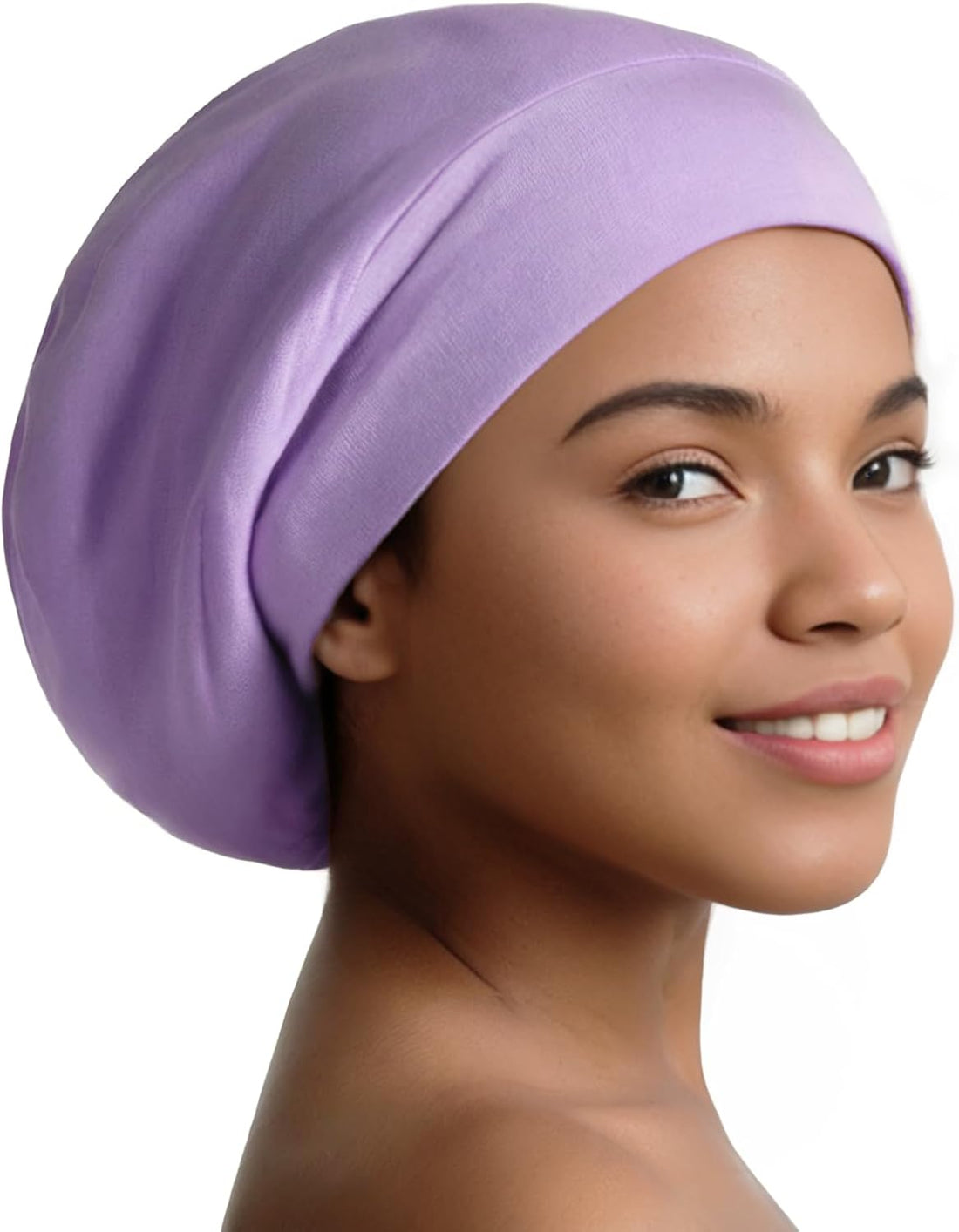 Silk Bonnet for Sleeping – Cotton Outer &amp; Mulberry Silk Lining