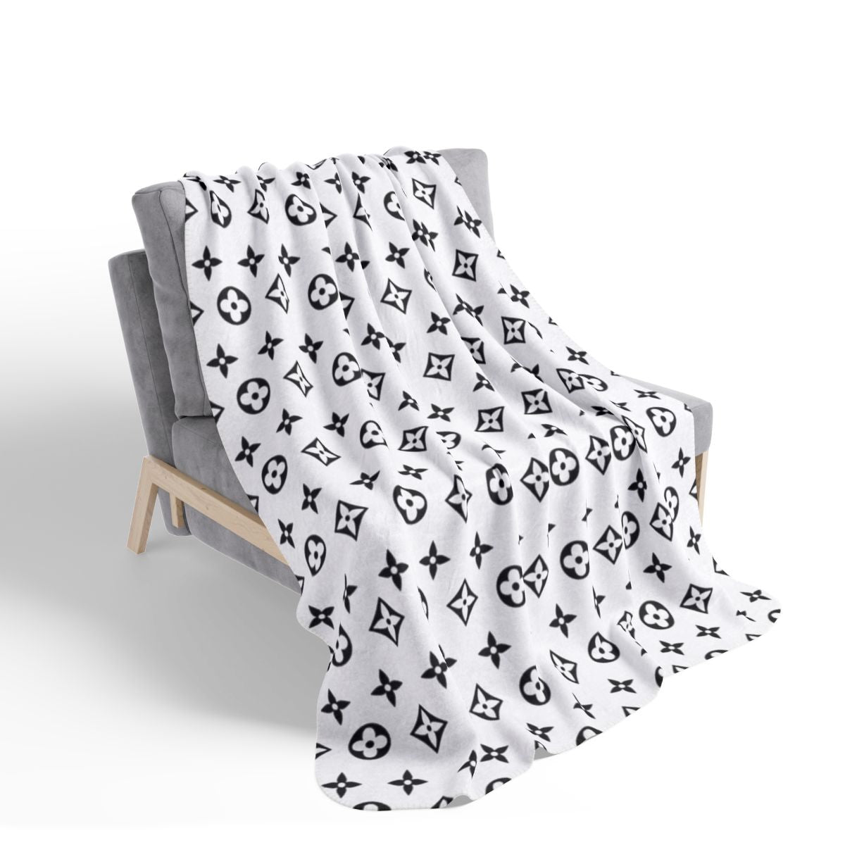 Luxury LV Fleece Sherpa Blanket