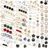 70Pcs Brooch & Safety Pins Set – Fashion Charms for Clothes & Accessories