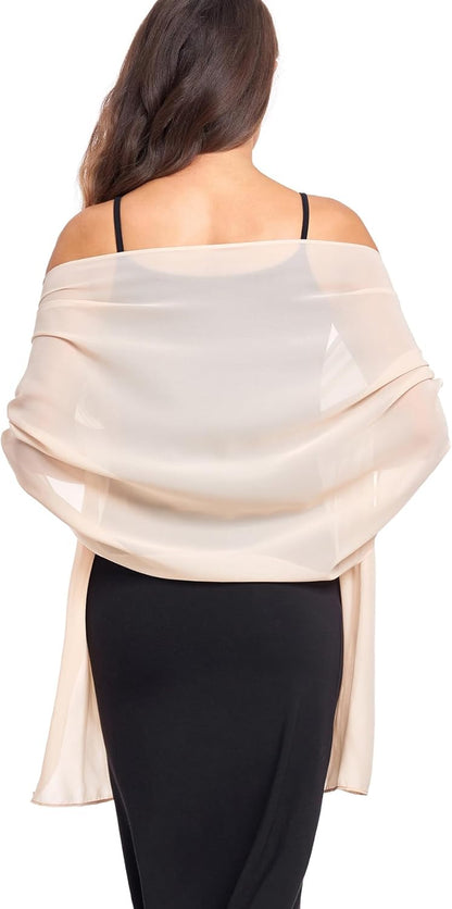 Soft Chiffon Scarves &amp; Shawls – Bridal &amp; Evening Wraps for Women