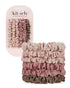 Satin Hair Scrunchies – 6 Pcs Terracotta Set