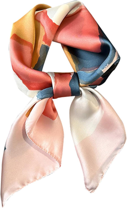 27.5&quot; Mulberry Silk Feel Satin Head Scarf – Fashion Square Gift