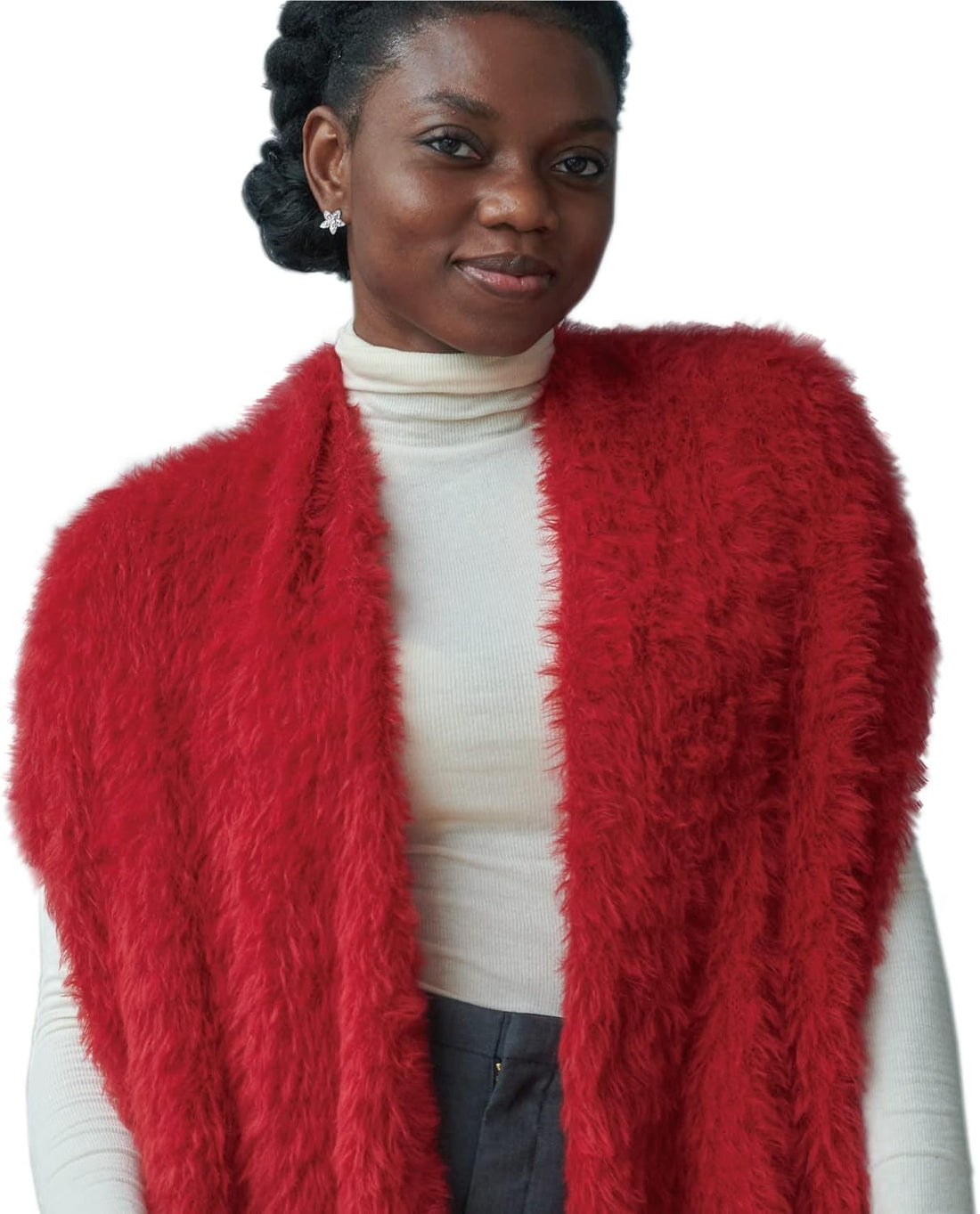 Faux Fur Infinity Scarf for Women