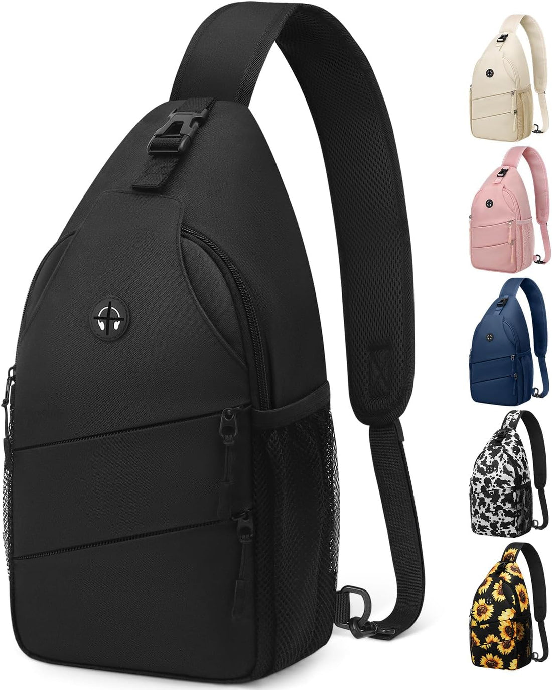 Trendy Crossbody Sling Bag for Women &amp; Men – Casual Convertible Chest Backpack