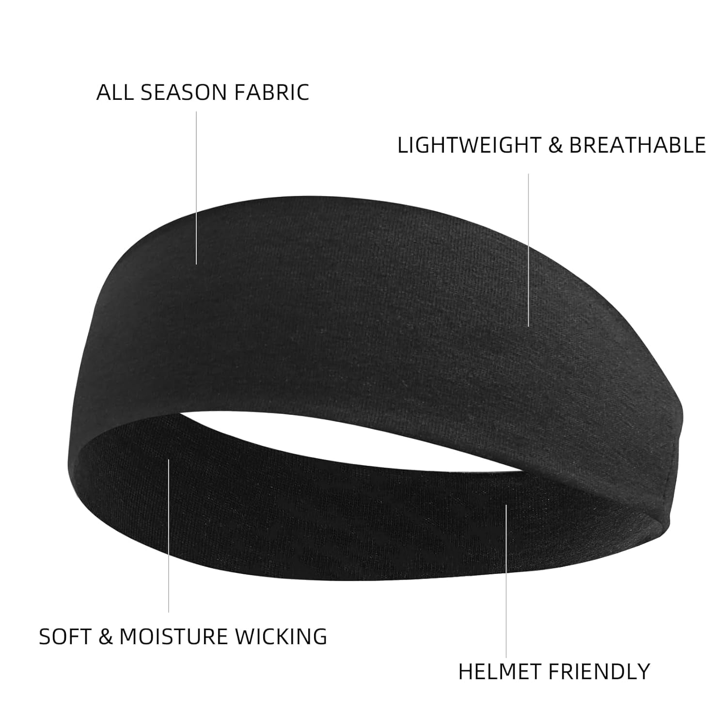 16PCS Non-Slip Elastic Cotton Headbands Set