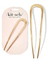 Gold Metal French Hair Pin for Women