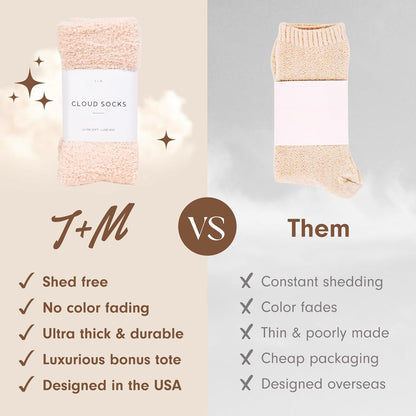 Warm &amp; Cozy Cloud Socks – Ultra Soft Sleep Socks for All