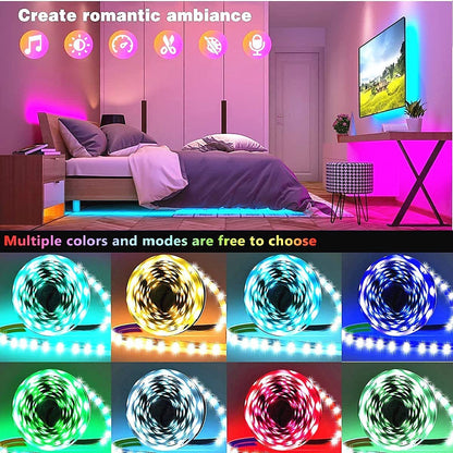 100Ft LED Strip Lights with Music Sync