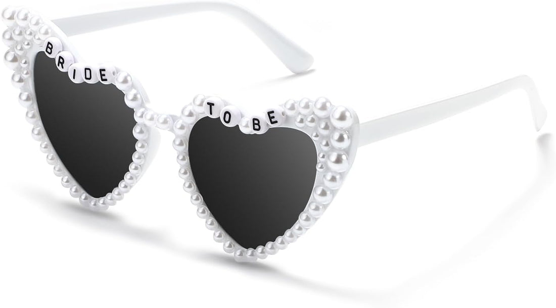 Heart Sunglasses – Bride-to-Be Bachelorette Party Gift for Women