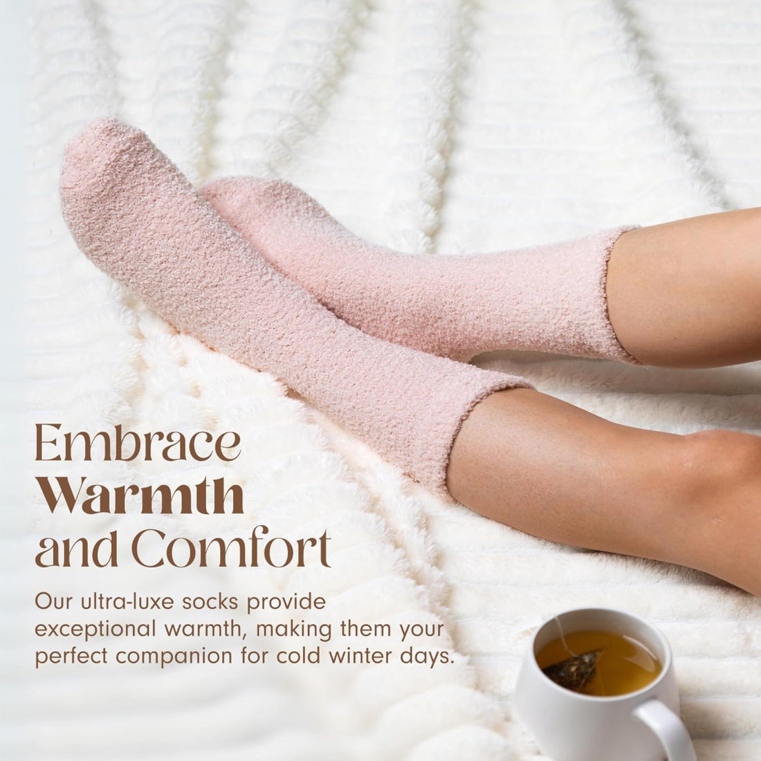 Warm &amp; Cozy Cloud Socks – Ultra Soft Sleep Socks for All