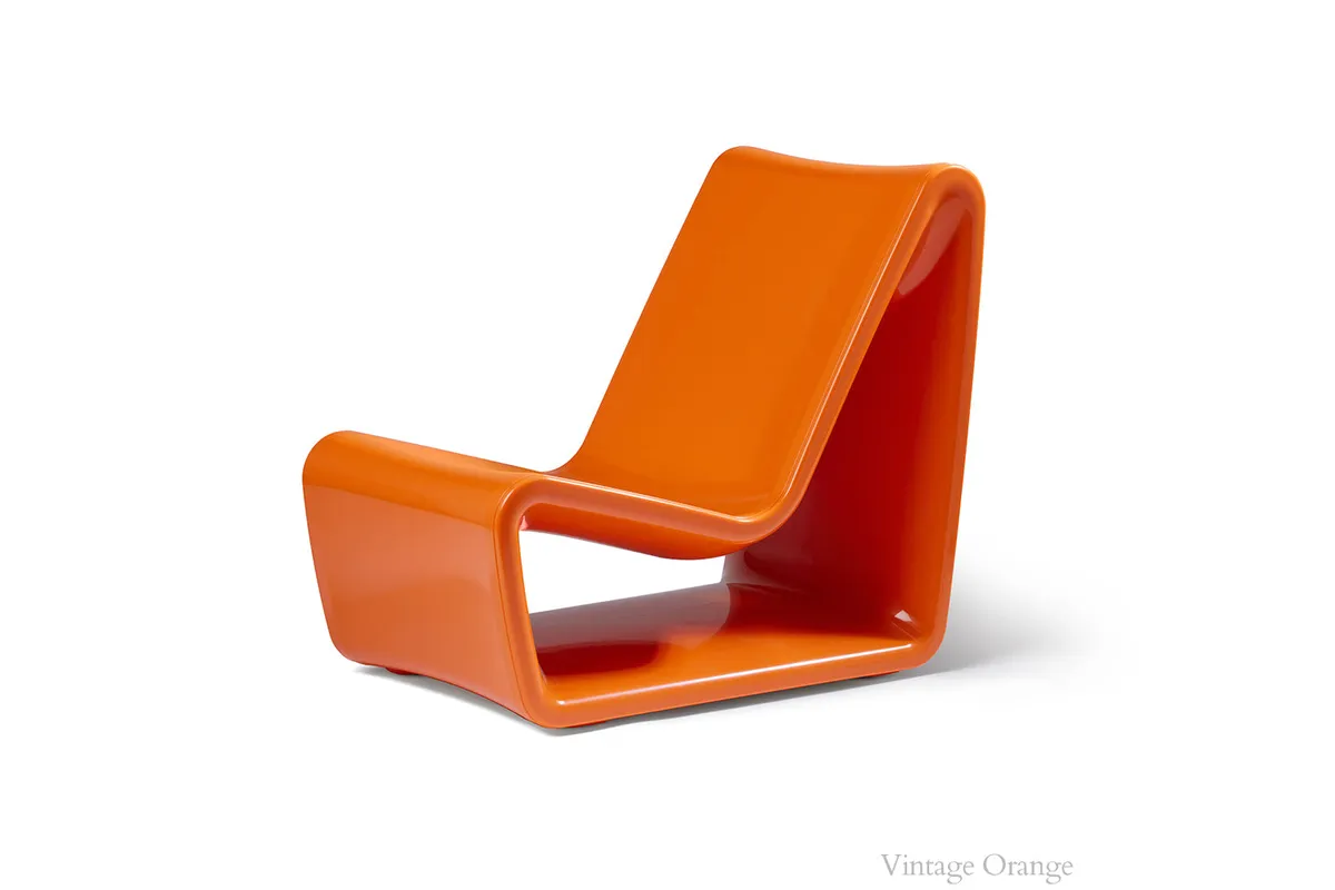 loop lounge chair vintage orange.webp loop lounge chair vintage orange.webp