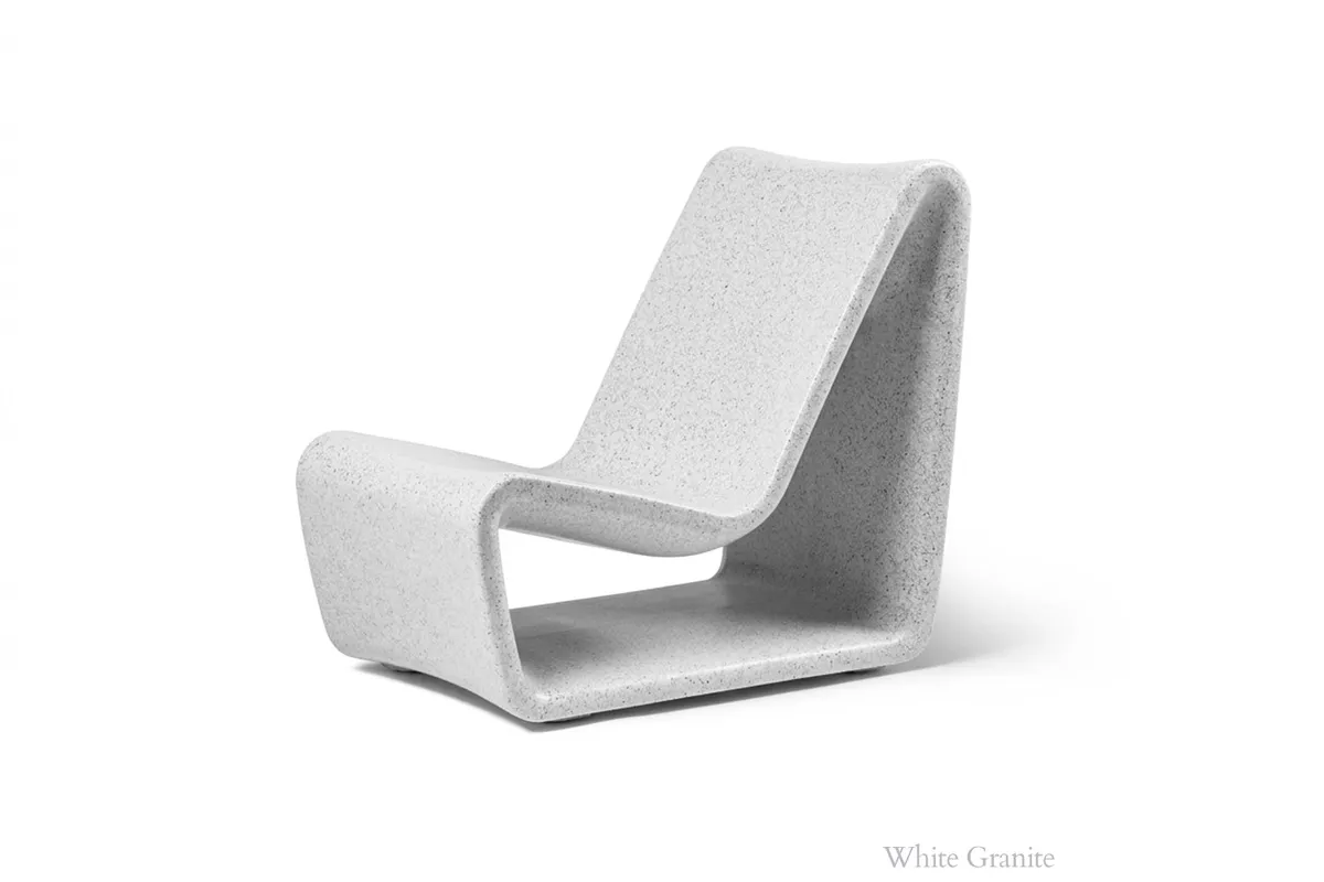 loop lounge chair white granite.webp loop lounge chair white granite.webp